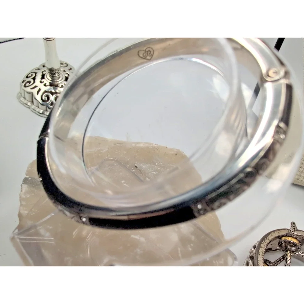 Brighton Wiltern Hinged Bangle Swarovski Crystals